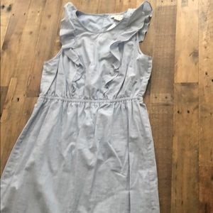 Madewell Blue Peasant Dress